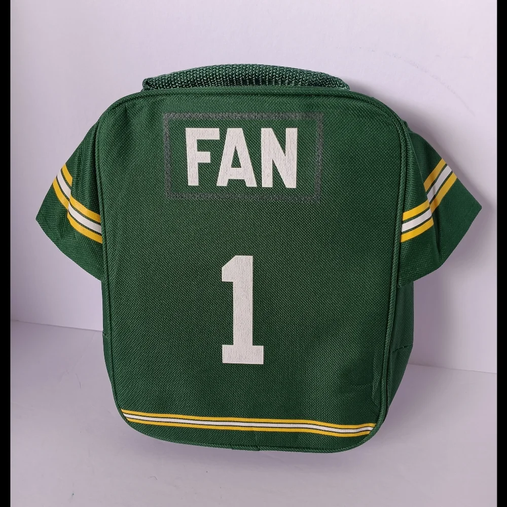💛💚*4/$15* Green Bay Packers Jersey Cooler Bag Lunch Pack NFL Football Kids